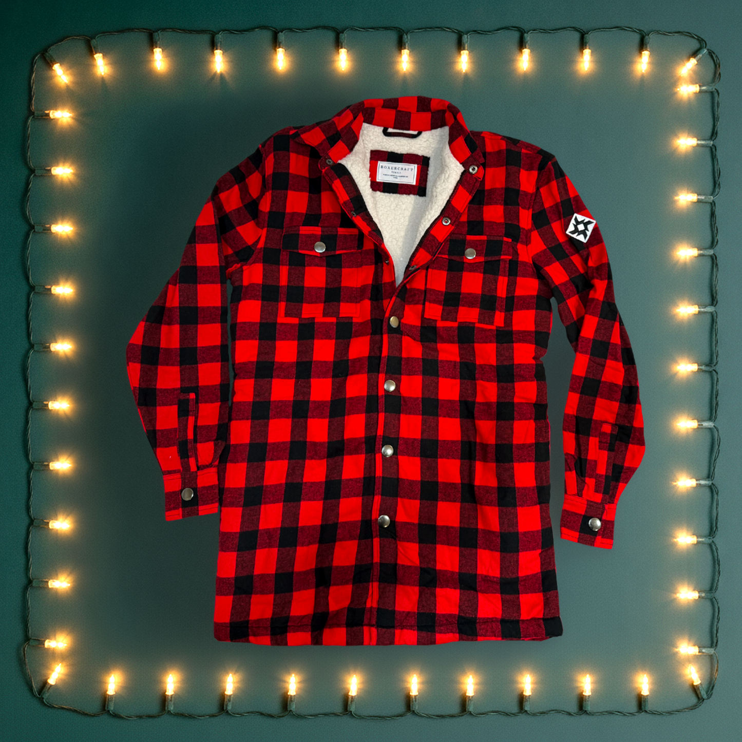 09 - BBR Buffalo Plaid Sherpa-Lined Flannel